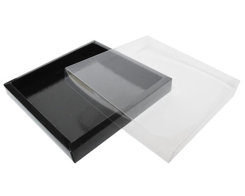 Windowbox 175x175x24mm Duo mat-black/shiny-black