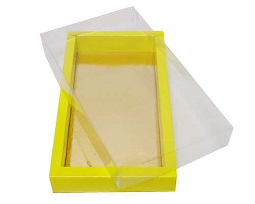 Windowbox 185x95x24mm jaune laqué