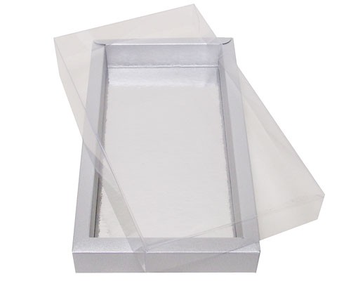 Windowbox 185x95x24mm silvertin 
