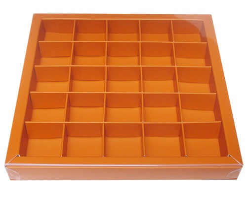 Windowbox 166x166x19mm 25 division sunset orange