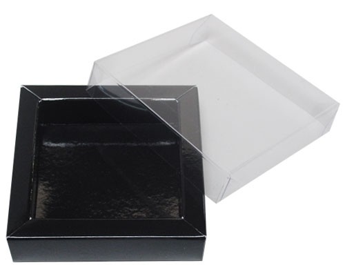 Windowbox 66x66x19mm noir laqué