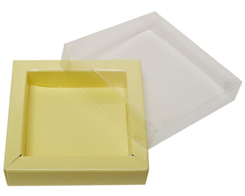 Windowbox 66x66x19mm crème laqué