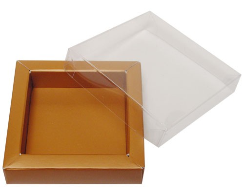 Windowbox 66x66x19mm hazelnut
