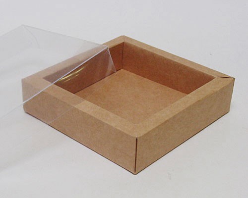 Windowbox 90x90x30mm interior kraft-brown