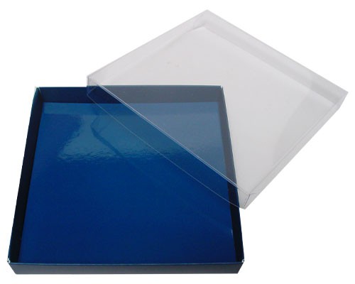 Windowbox carre large 140x140x19mm blueberry blue