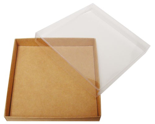 Windowbox carre small 110x110x19mm kraft