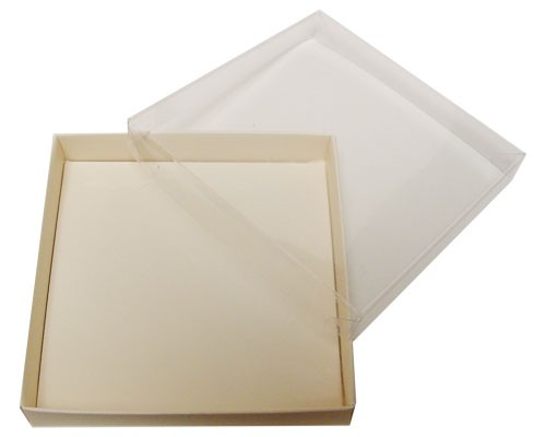 Windowbox carre small 110x110x19mm seashell