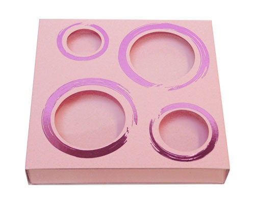 Windowbox 4 circle small 110x110x19mm lotus