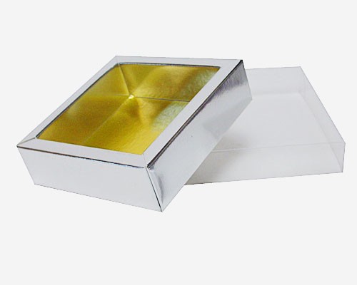 Windowbox 90x90x30mm interior silvershine