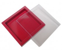 Windowbox 100x100x19mm brique laque