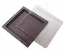 Windowbox 100x100x19mm taupe