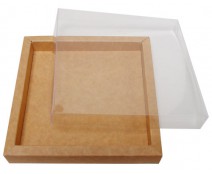 Windowbox 133x133x19mm kraft