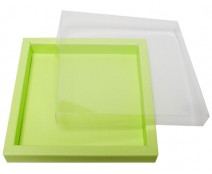 Windowbox 133x133x19mm pistache
