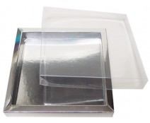Windowbox 133x133x19mm silvershine