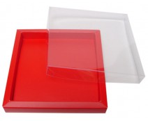Windowbox 133x133x19mm strawberry