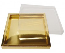 Windowbox 166x166x19mm goldshine