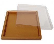 Windowbox 166x166x19mm hazelnut