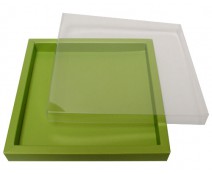 Windowbox 166x166x19mm kiwi green