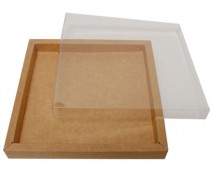 Windowbox 166x166x19mm kraft