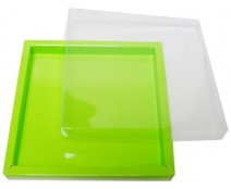 Windowbox 166x166x19mm vert pomme laque