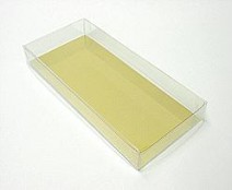 Box PVC L180xW80xH20mm transparant