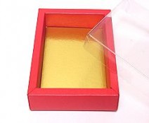 Windowbox 175x120x30mm interior red