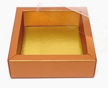 Windowbox 90x90x30mm interior coppertin