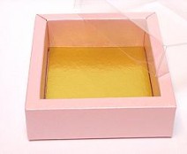 Windowbox 90x90x30mm interior pink