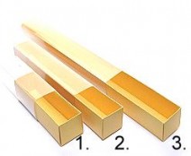 truffelbox 12 339x30x30mm goldyellow
