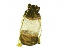 Satin bag thymegold