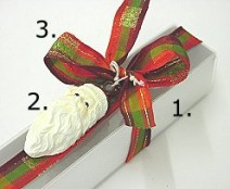 Santahead/ lint symetre red/green