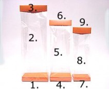 Arosa clip 100mm orange