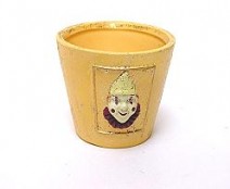 pot clown, creamgold