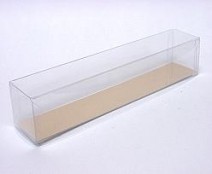 Box PVC L240xW45xH45mm transparant