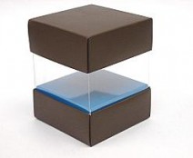 Skylinebox 80x80x90mm exterior Kreta brown-blue