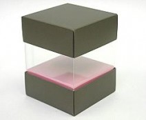 Skylinebox 80x80x90mm exterior Hollywood taupe-pink