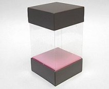 Skylinebox 80x80x130mm exterior Hollywood taupe-pink