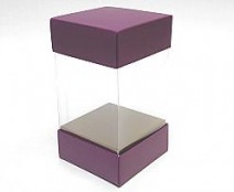 Skylinebox 80x80x130mm exterior Djerba purple-copper