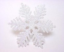 Ice Crystal middle , for hanging