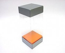 Skylinebox L80xW80xH180mm exterior Monaco silver-orange