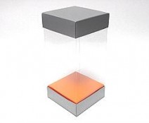 Skylinebox L100xW100xH190mm exterior Monaco silver-orange