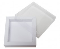 Windowbox 66x66x19mm duo mat white