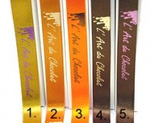 DoubleFaceSatin L Art du Chocolat Brown/Gold
