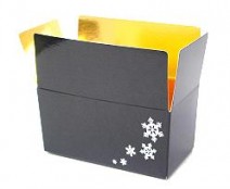 Ballotin Icestars 500gram 134x76x70mm Noir Laqué