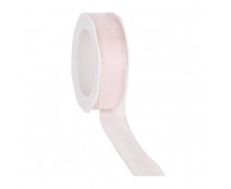 organza N 50 wired edge light pink