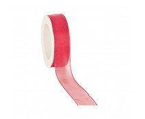 organza N 54 wired edge cherry