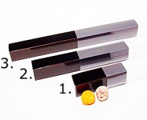 truffelbox 4 112x30x30mm chocolat laque