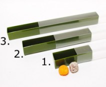 truffelbox 4 112x30x30mm vert foret laque