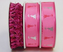Special pack Christmas ribbon no 32 pink