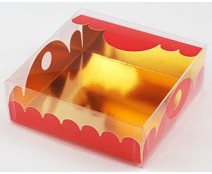 Box Marquis small square rouge laque